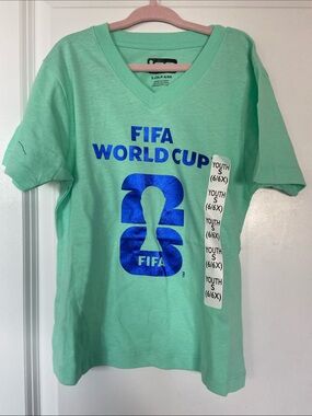 FIFA World Cup Youth Mint Green Short Sleeve Tee